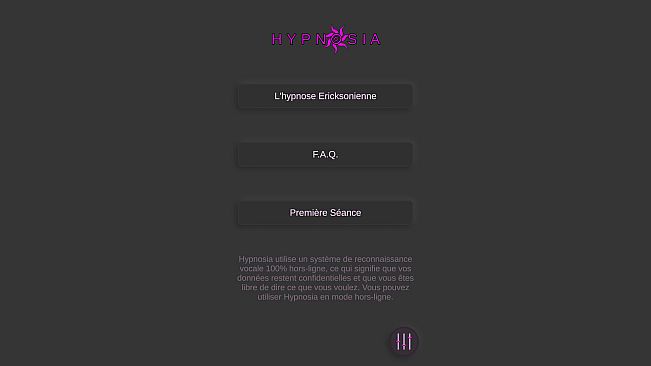 Hypnosia - Application d'Hypnose avec Reconnaissance Vocale