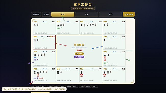 紫微斗数-命运飞行棋
