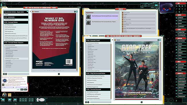 Fantasy Grounds - Star Trek Adventures: The Command Division Supplemental Rulebook