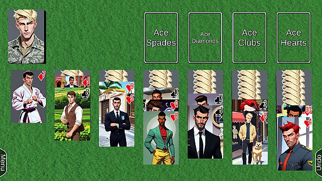 AI Solitaire - Handsome Heroes