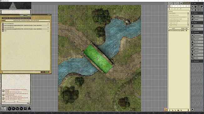 Fantasy Grounds - Pathfinder RPG - Pathfinder Flip-Mat - Classic Battlefield