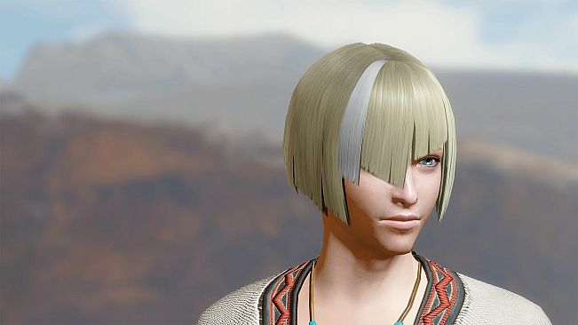 Monster Hunter Rise - "Asymmetric Cut" hairstyle