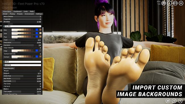 HAELE 3D - Feet Poses Pro - Drawing References