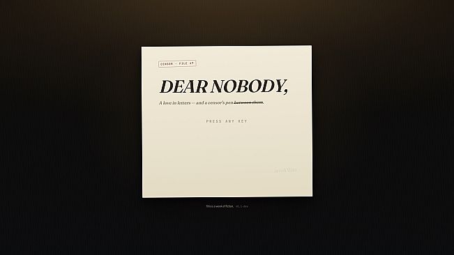 Dear Nobody