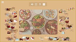 Jigsaw Puzzle Delicious Foods