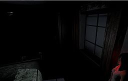 VR Girls’ Room in Darkness
