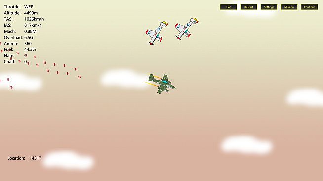 2D Dogfight - Sunset and Sunrise