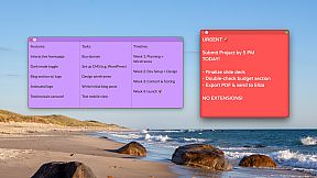 Plain Text Sticky Notes