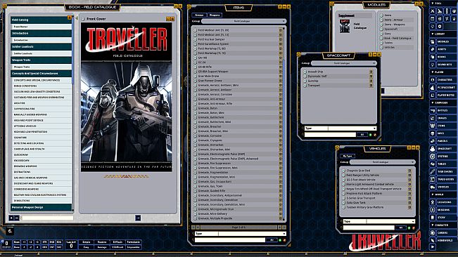 Fantasy Grounds - Traveller - Field Catalogue