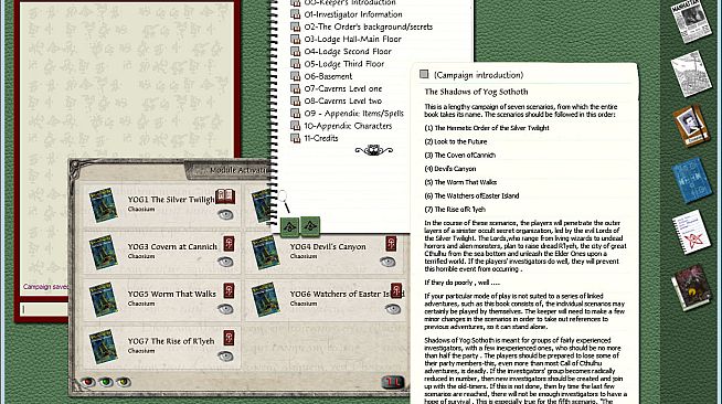 Fantasy Grounds - Call of Cthulhu: Shadows of Yog-Sothoth