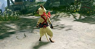MONSTER HUNTER RISE - "Bow Collar" Palico layered armor piece