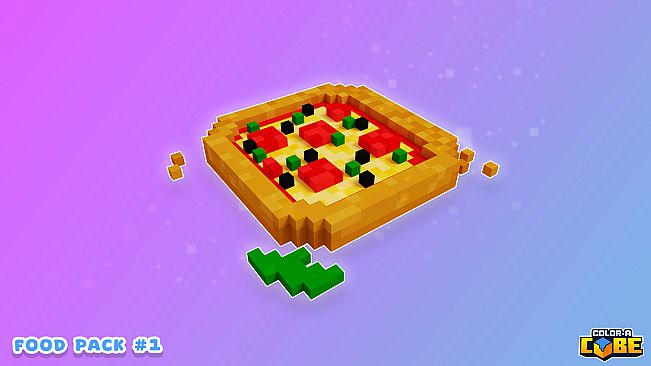 Color a Cube - Food Pack #1