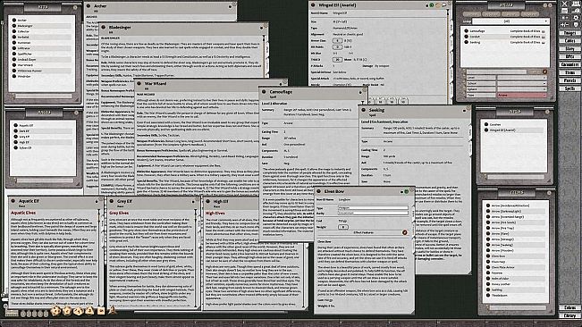 Fantasy Grounds - D&D Classics: PHBR8 The Complete Book of Elves (2E)