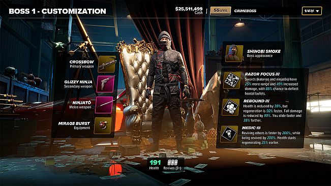 Crime Boss: Rockay City - Smoke Character Pack