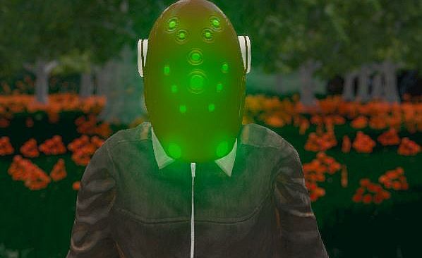 Hide and Seek - Glowing "Ninja Master" Mask