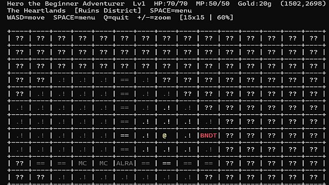 Greywind's Legacy - A Text Based, Skill Progression, RPG