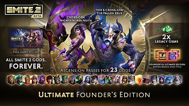 SMITE 2 Ultimate Founder's Edition Pack