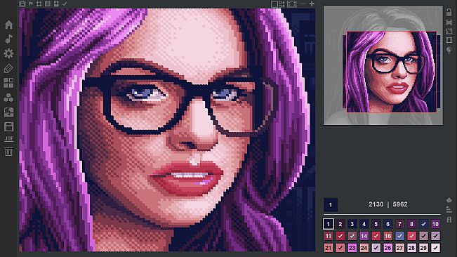 Coloring Game 4 – Mosaic Mode