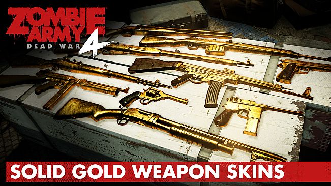 Zombie Army 4: Solid Gold Weapon Skins