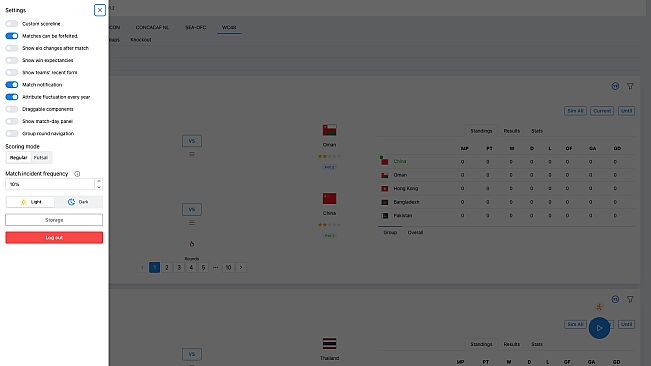 Forever World Cup Simulator