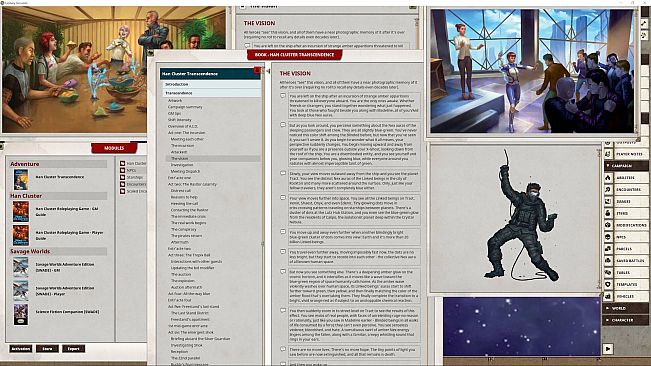 Fantasy Grounds - Han Cluster Roleplaying Game: Transcendence