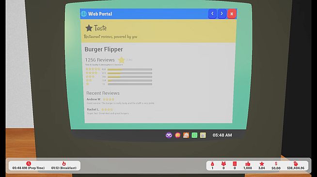 Burger Flipper: A Fast Food Restaurant Simulator