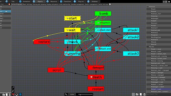 Pixel Game Maker MV -2D Side-scroller Shooting Game Sample Project