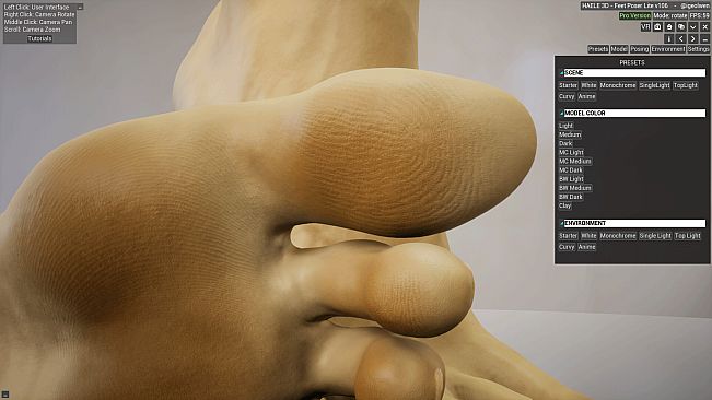 HAELE 3D - Feet Poses Lite - Drawing References