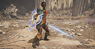 Monster Hunter Wilds - Layered Charge Blade: Cosmoloid Arms