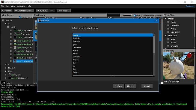 FINAL FANTASY XV WINDOWS EDITION MOD ORGANIZER