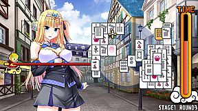 Pretty Girls Mahjong Solitaire - Blue