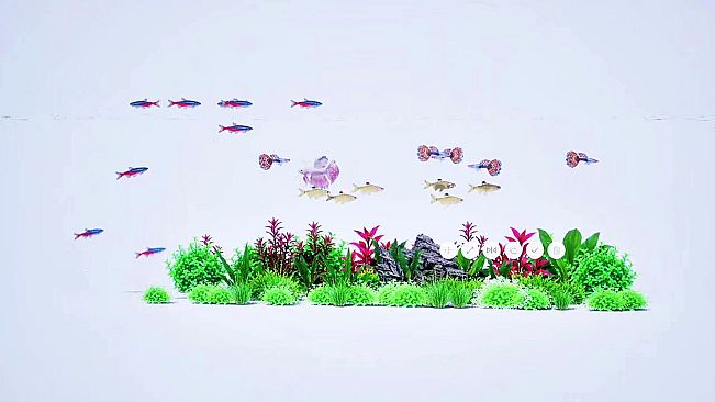 White Aquarium: Live Wallpaper