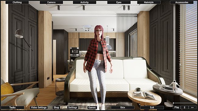 Virtual Girlfriend Lia - Home Wear