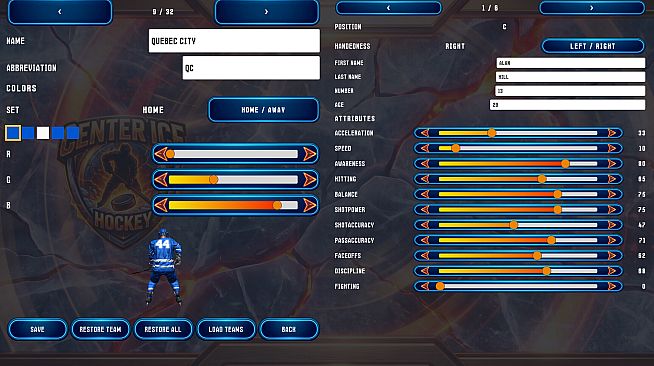 Center Ice Hockey
