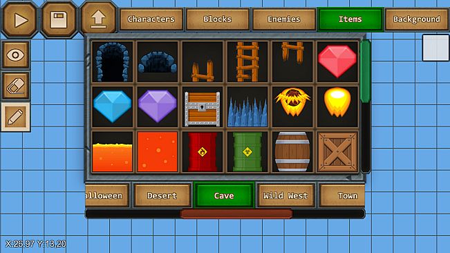 Cave Theme for Epic Game Maker