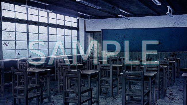 RPG Maker MZ - Minikle's Background CG Material Collection Abandoned School  Horror part01 A