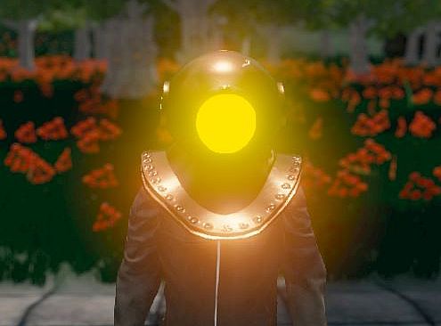 Hide and Seek - Glowing Scuba Helmet