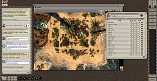 Fantasy Grounds - Black Scrolls Tropical Island (Map Tiles Pack)