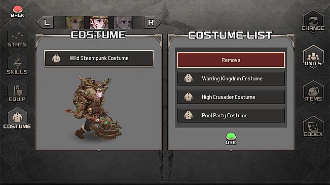 Azure Saga: Pathfinder - Wild Steampunk Costume Pack