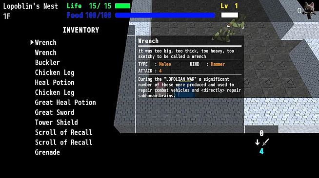 Reconcile with cats [Cat + Tank + Ningen = RogueLike]