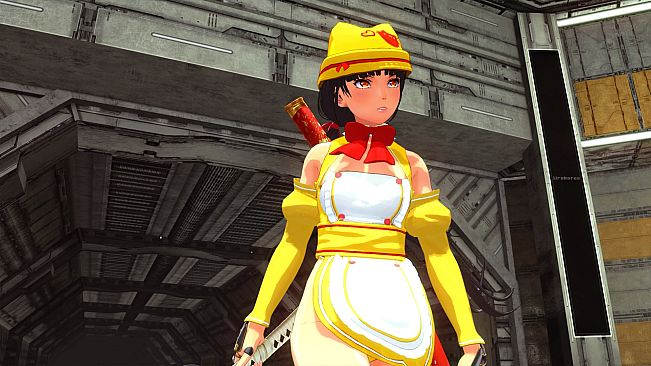 OneeChanbara ORIGIN - Exclusive Saki Costume: Dream Hostess Saki Omelet Yellow