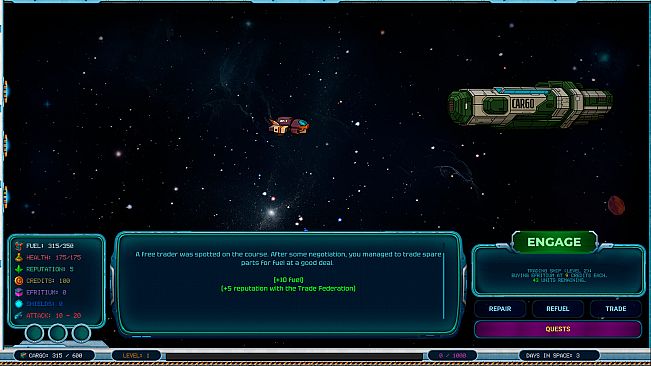 Stellar Freight: Echoes of the Void