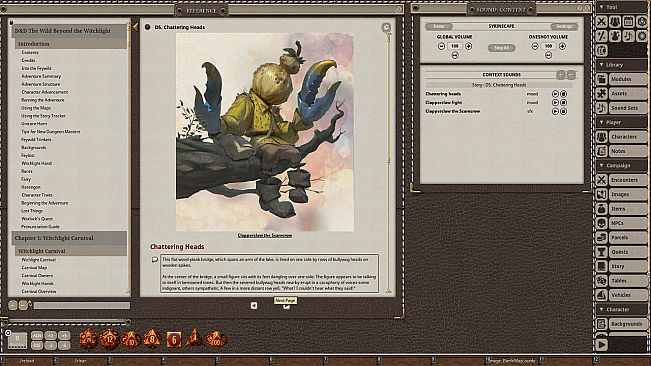 Fantasy Grounds - D&D The Wild Beyond the Witchlight - Syrinscape Sound Link Pack