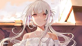 Cyanotype Daydream -The Girl Who Dreamed the World-