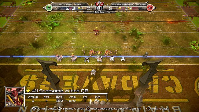 Mutant Football League: Brainwashington Cadavers
