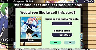 Schoolgirl Card Pull Simulator