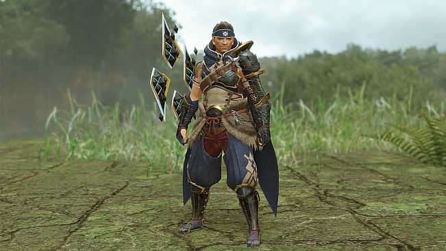 Monster Hunter Rise - "Lost Code: Mia" Hunter layered weapon (Lance)