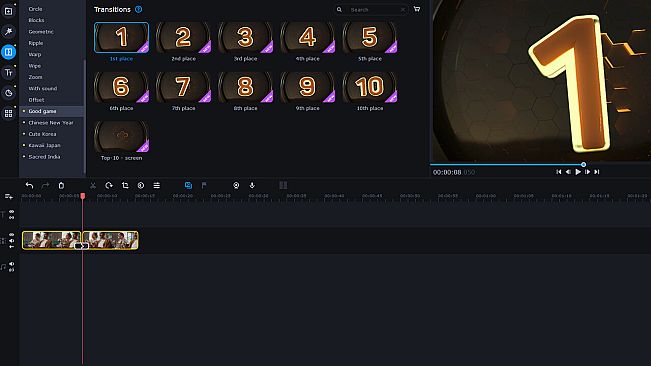 Movavi Video Editor 2023 - Good Game Pack