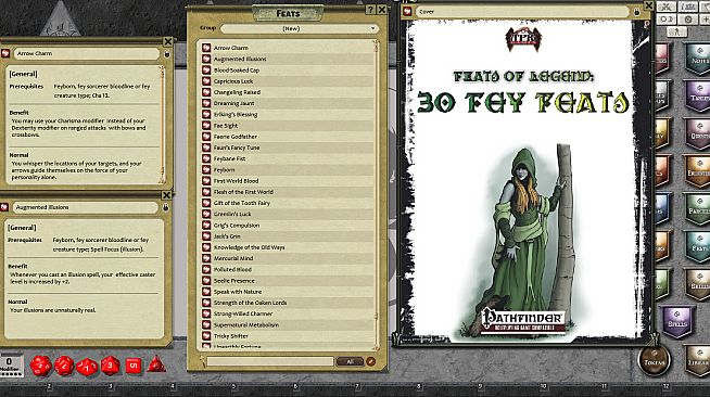 Fantasy Grounds - Feats of Legend: 30 Fey Feats (PFRPG)