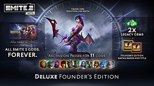 SMITE 2 Deluxe Founder's Edition Pack
